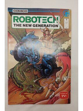 Robotech The New Generation #13 Comico Vintage Sci Fi Anime Comic Book